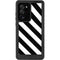 Black and White Geometric Stripes Galaxy Note20 Ultra 5G Waterproof Case